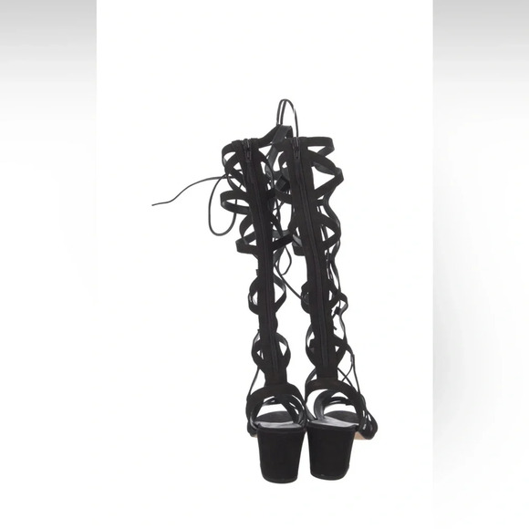 Stuart Weitzman Suede Gladiator Sandals shoes size 8. New with box - Picture 6 of 14